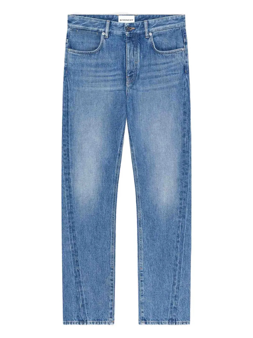 Visible stitching flared trousers-GIVENCHY-Verso