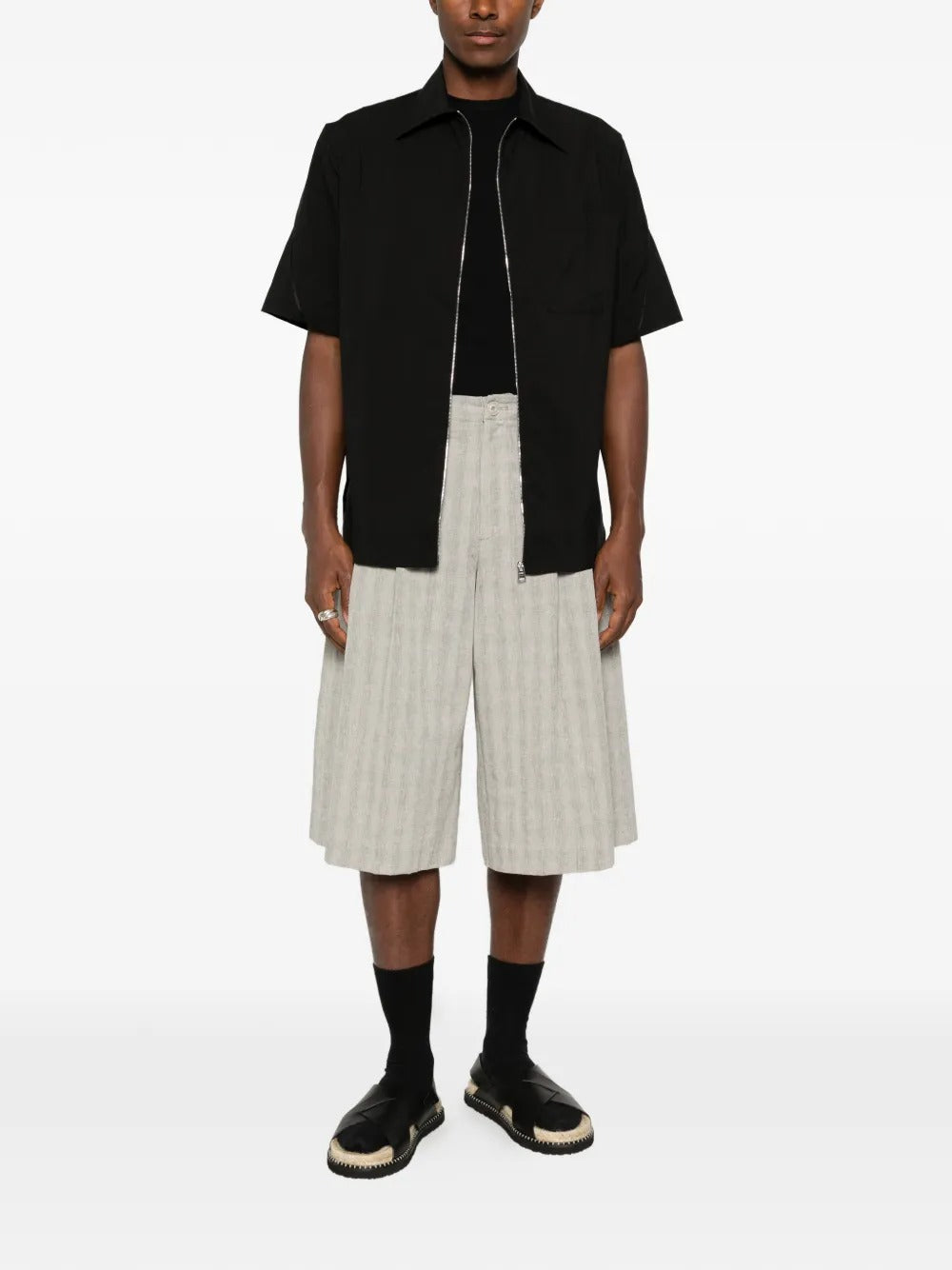 Couture Seam Zipped Shirt-GIVENCHY-Verso