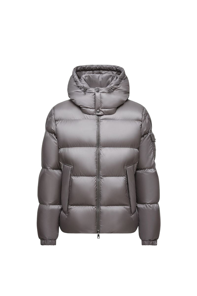 couyere hooded short down jacket-MONCLER-Verso