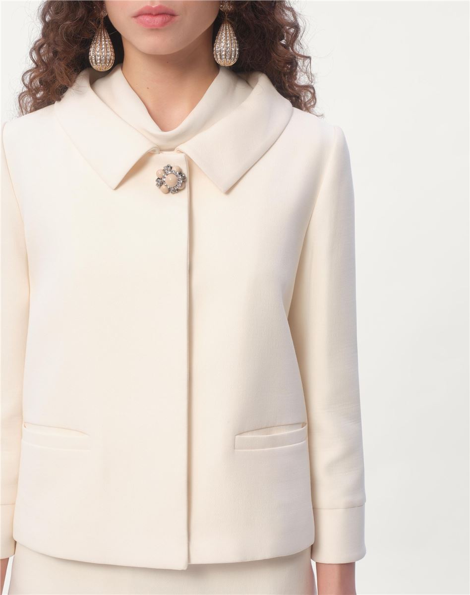 CREPE COUTURE JACKET -  VALENTINO -  Verso