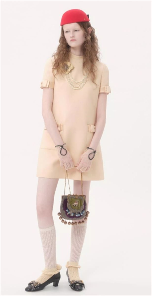CREPE COUTURE SHORT DRESS-VALENTINO-Verso