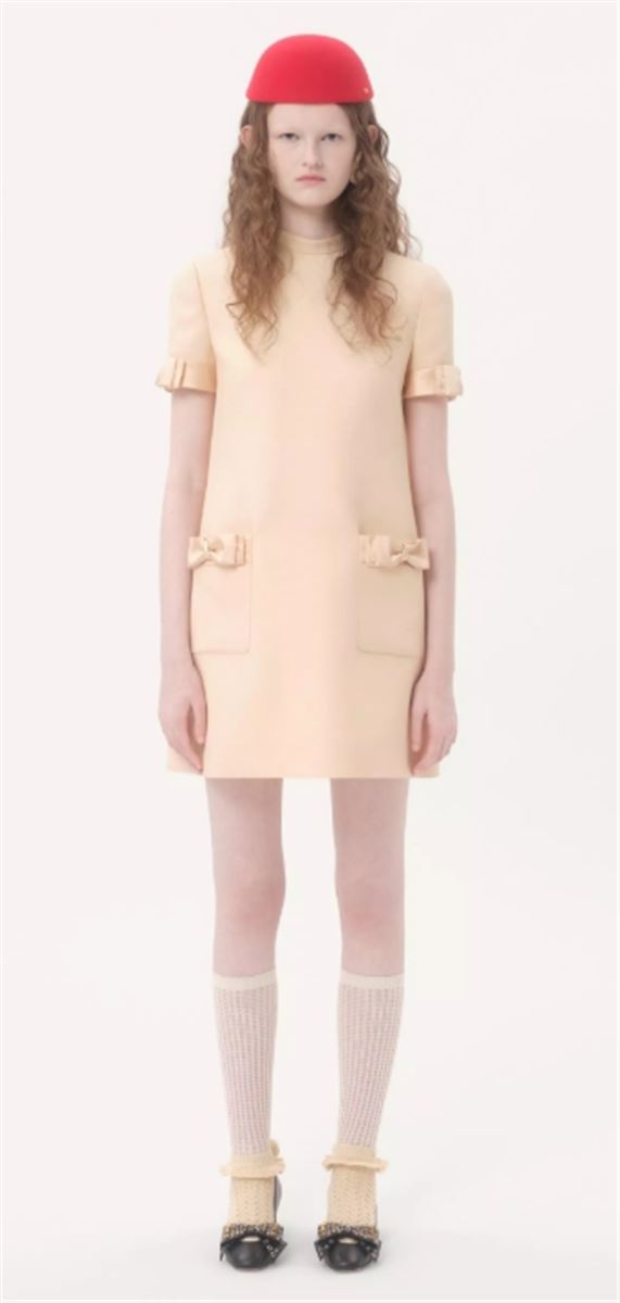 CREPE COUTURE SHORT DRESS-VALENTINO-Verso
