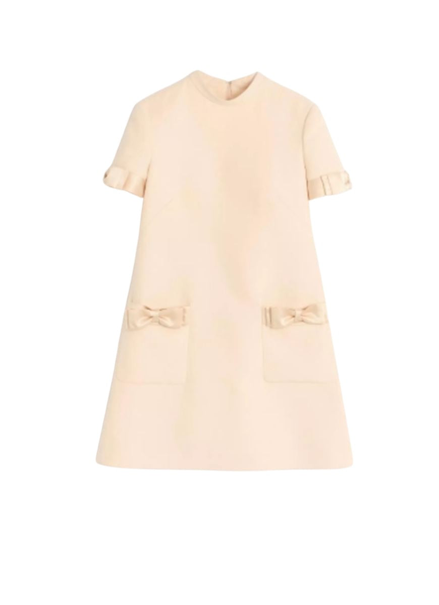 CREPE COUTURE SHORT DRESS-VALENTINO-Verso