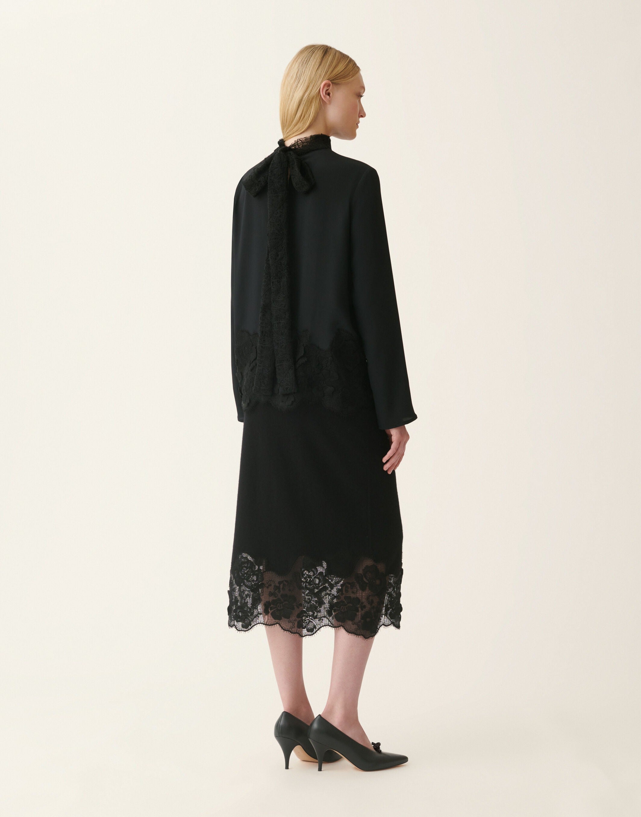 Crêpe de chine top-FABIANA FILIPPI-Verso