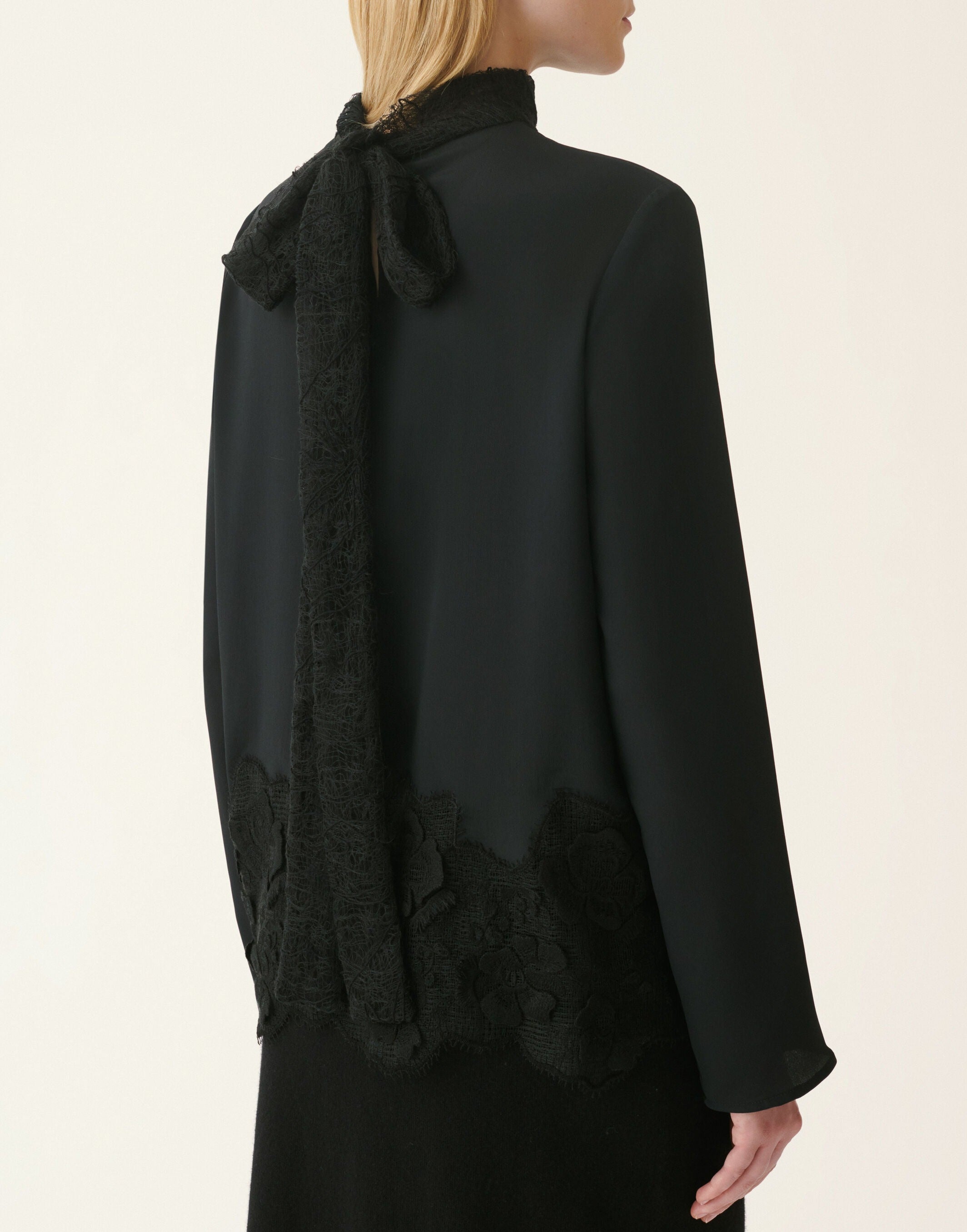 Crêpe de chine top-FABIANA FILIPPI-Verso