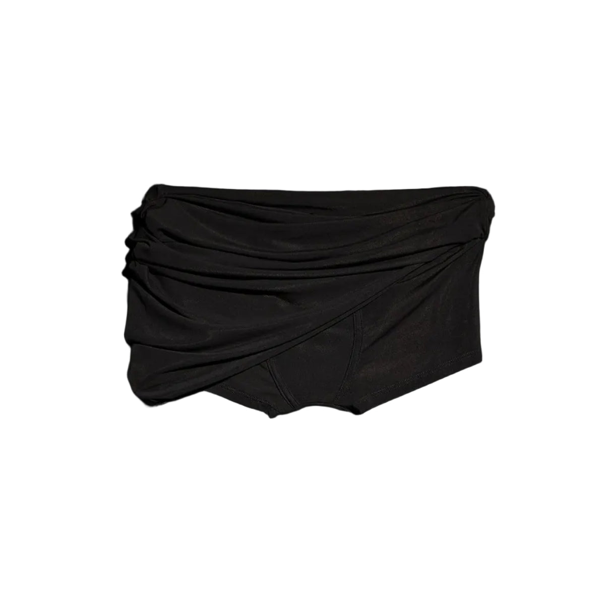 Crêpe jersey draped shorts-GUCCI-311988-S-Verso