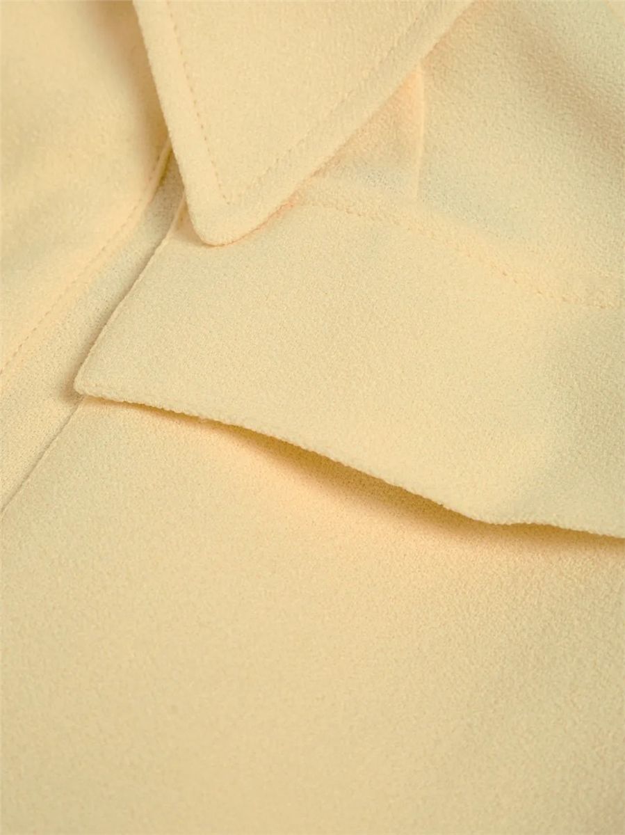 Crepe safari jacket-WARDROBE NYC-Verso