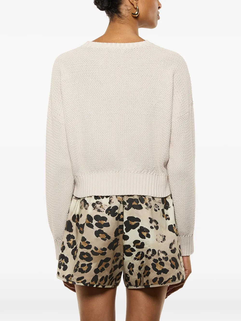 Crew-neck knitted sweater-LANEUS-Verso