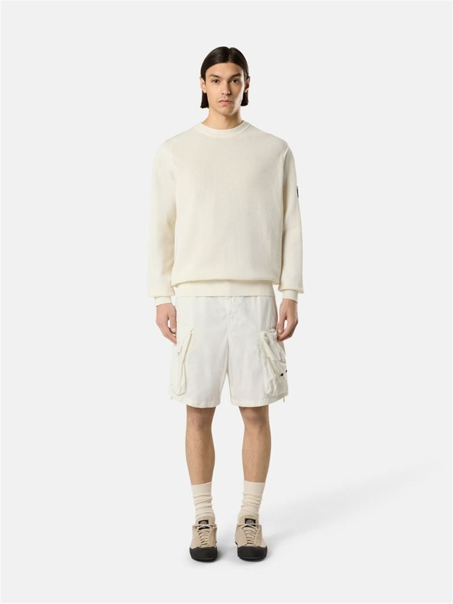 Crew-neck logo-patch sweater-STONE ISLAND-Verso