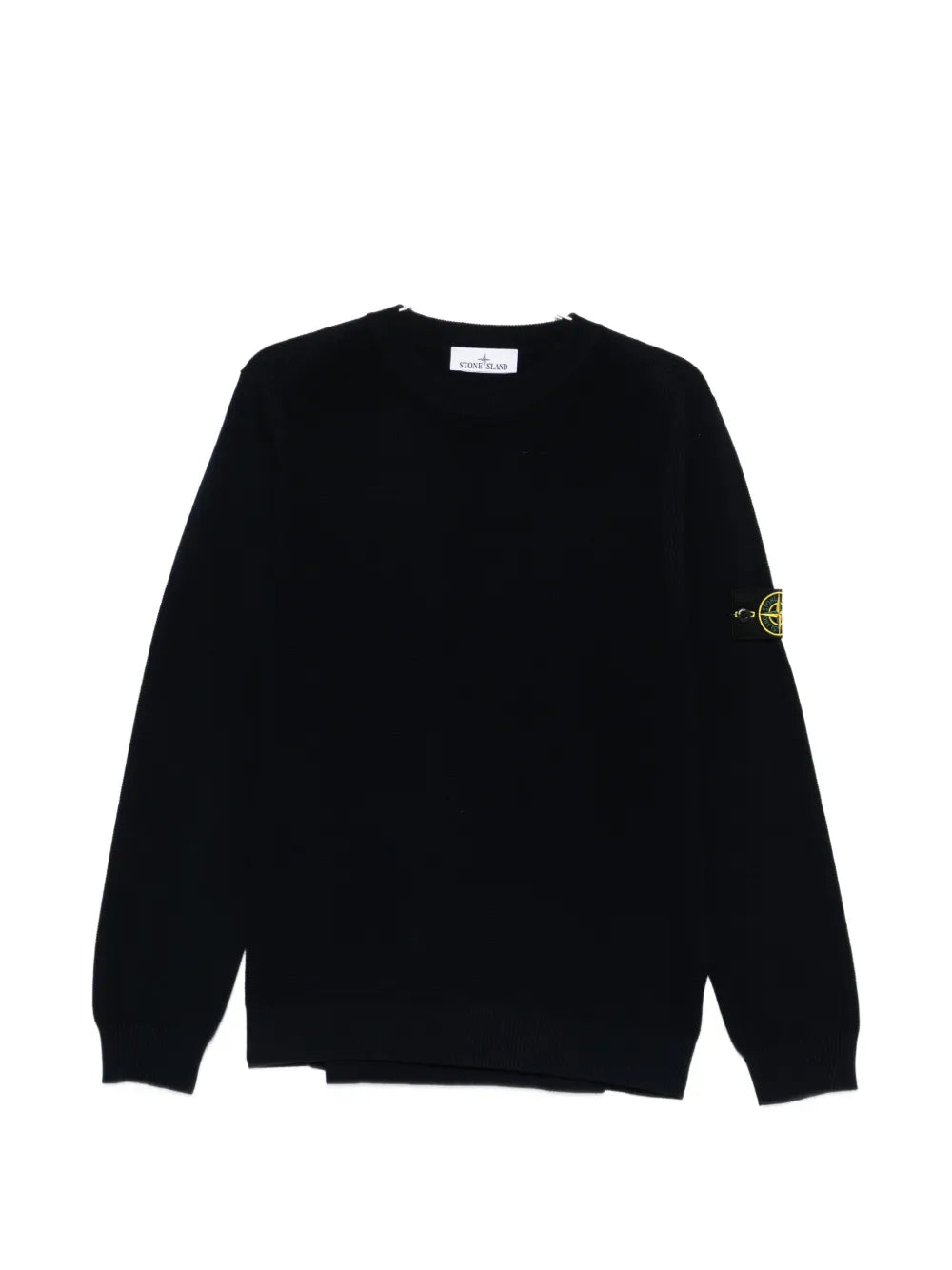 Crew-neck logo-patch sweater-STONE ISLAND-Verso