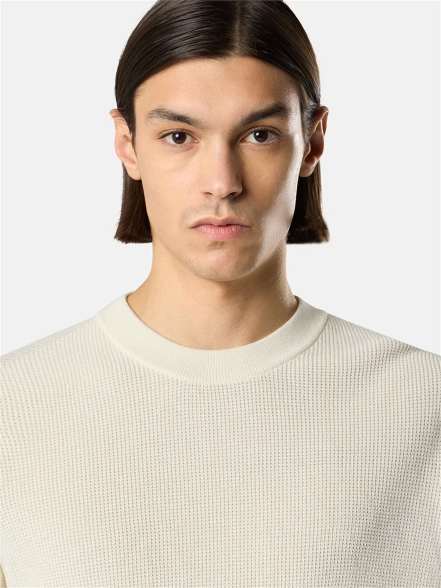 Crew-neck logo-patch sweater-STONE ISLAND-Verso