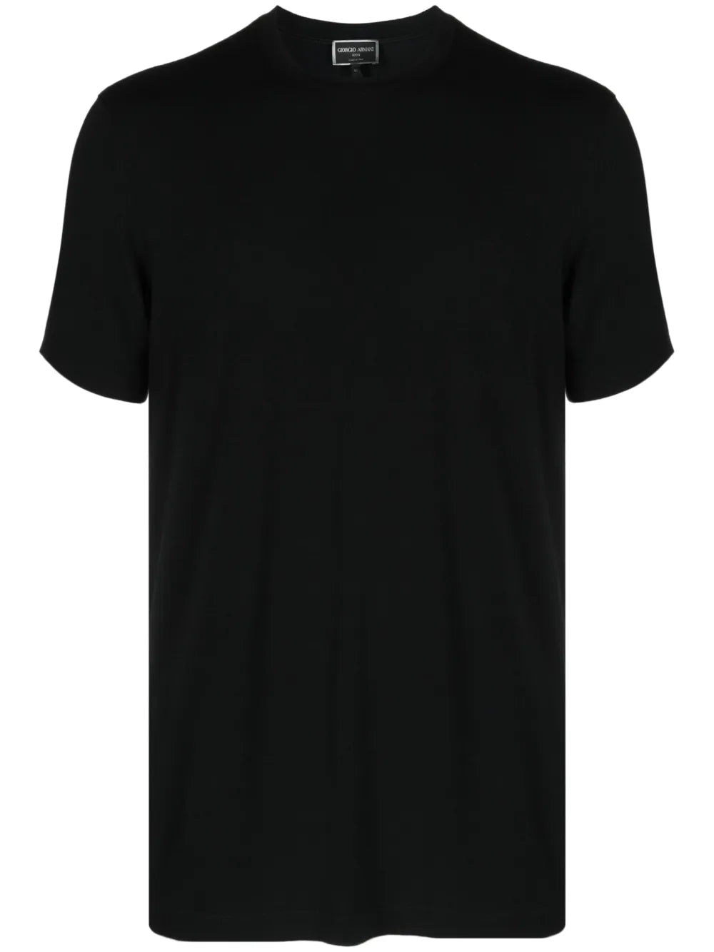 Crew-neck short-sleeve t-shirt-GIORGIO ARMANI-Verso