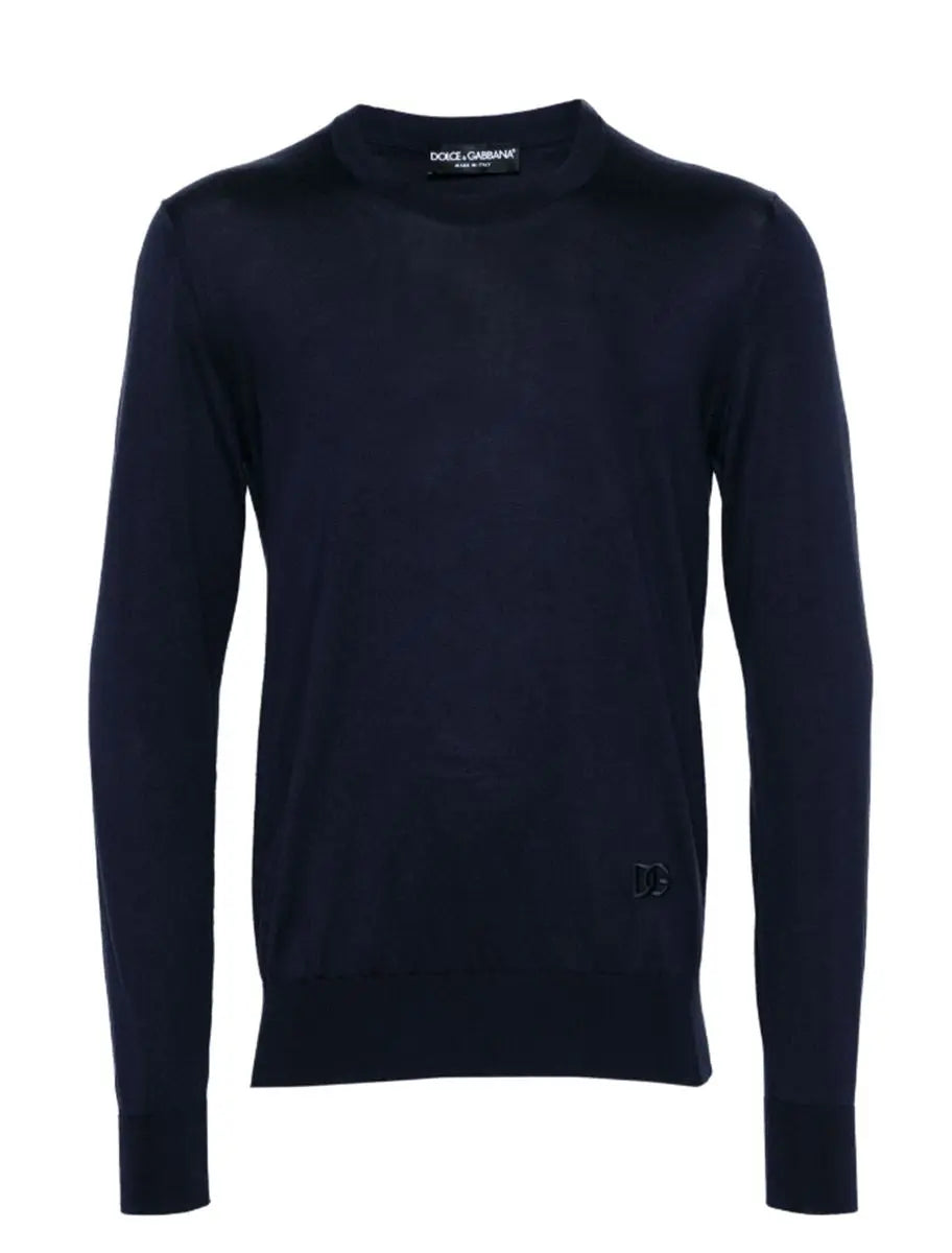 crew-neck silk jumper DOLCE & GABBANA