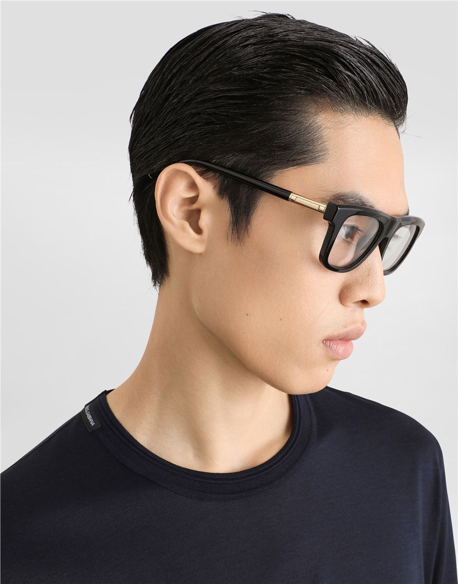 Crew neck silk t-shirt-DOLCE&GABBANA-Verso