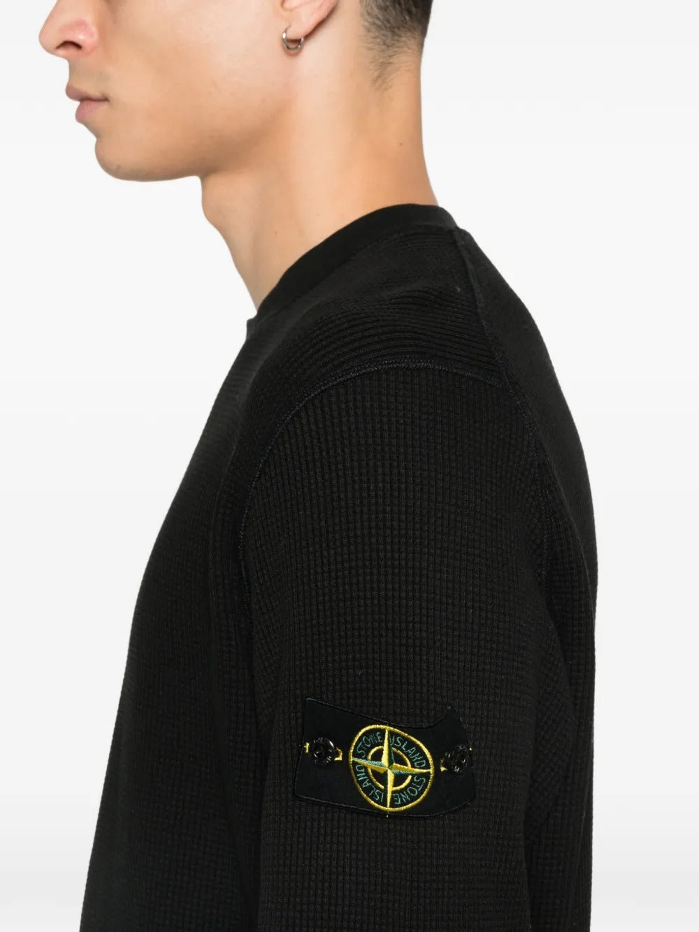 Crew-neck Sweatshirt-STONE ISLAND-Verso
