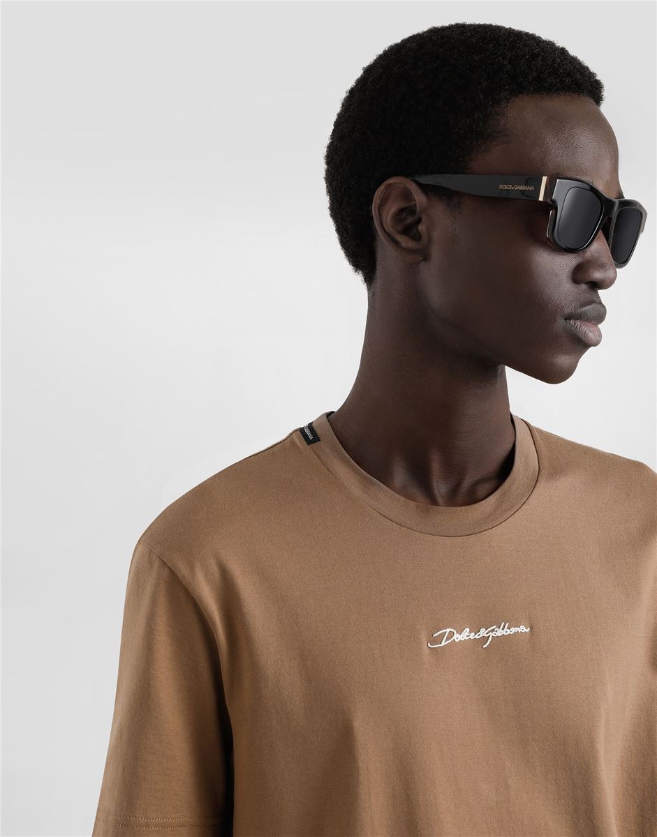 Crew-neck t-shirt-DOLCE & GABBANA-Verso