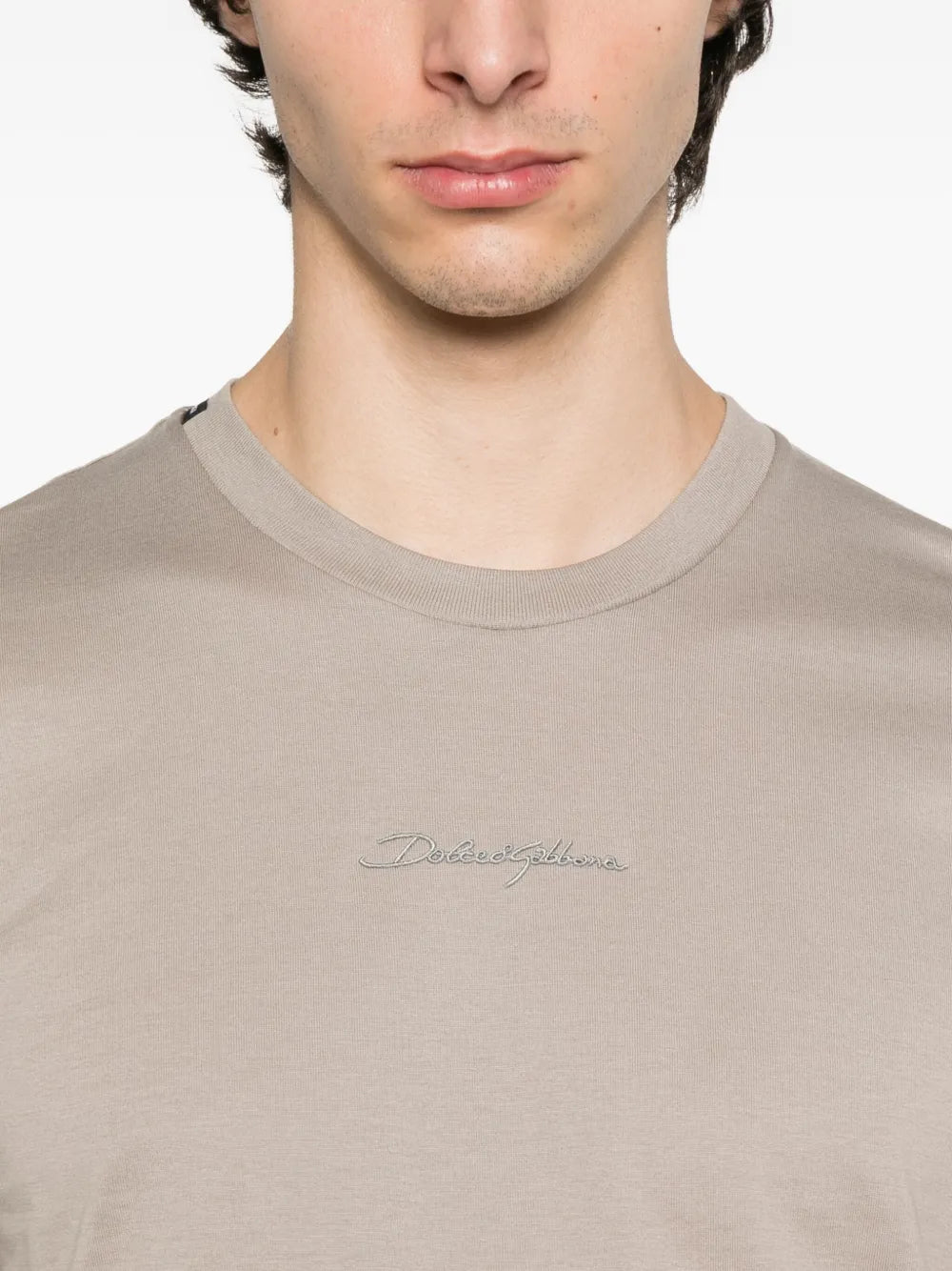 Crew-neck t-shirt-DOLCE & GABBANA-Verso