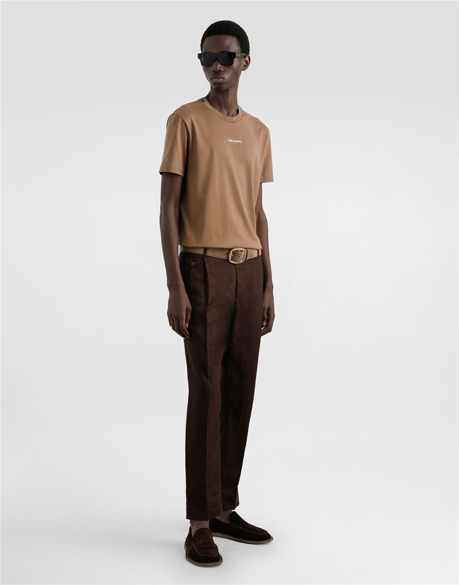 Crew-neck t-shirt-DOLCE & GABBANA-Verso