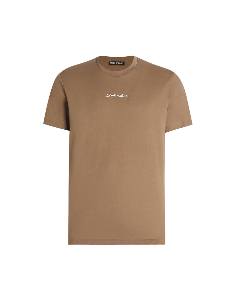Crew-neck t-shirt-DOLCE & GABBANA-Verso