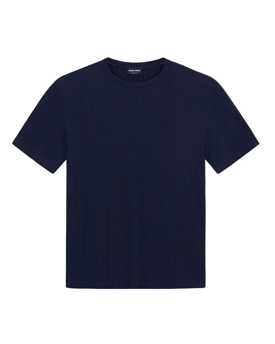 Asv viscose blend t-shirt-GIORGIO ARMANI-Verso