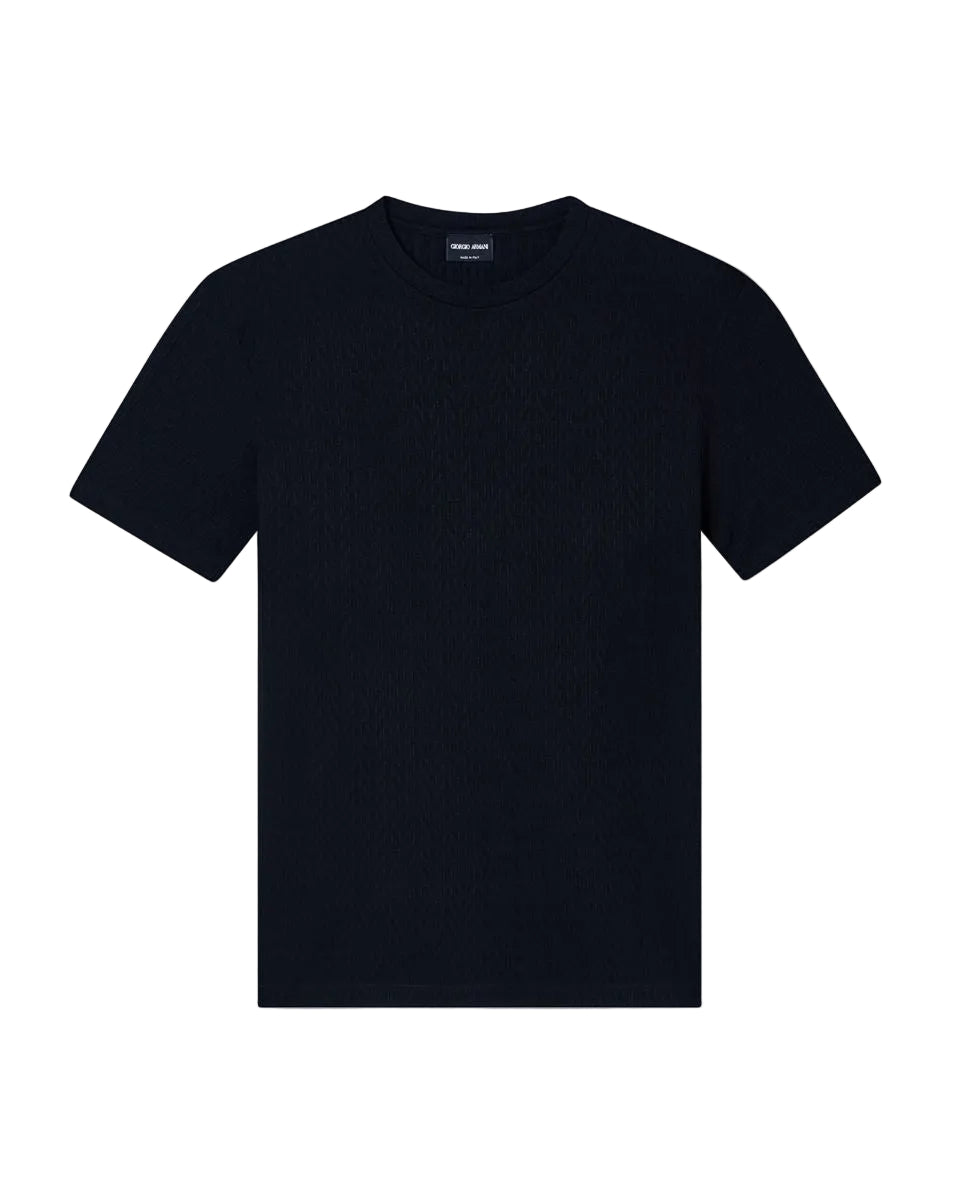 Asv viscose blend t-shirt-GIORGIO ARMANI-Verso