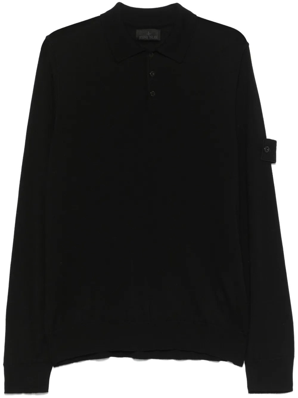 Crewneck Jumper with Raised Stitch Details-STONE ISLAND-Verso