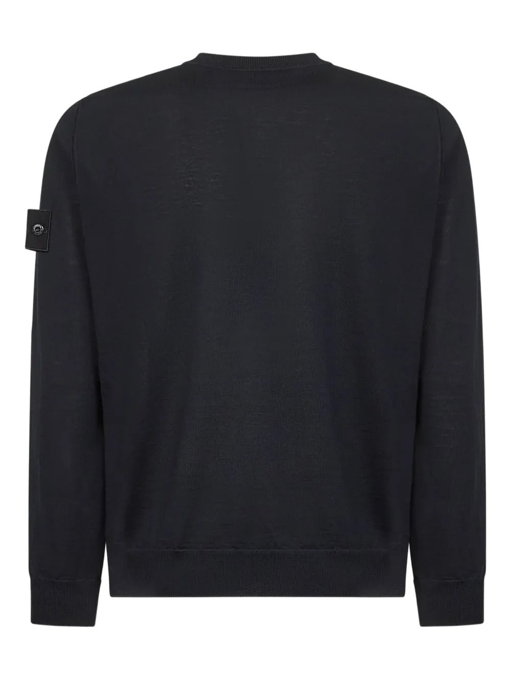 Crewneck Jumper with Ribbed Trims-STONE ISLAND-Verso