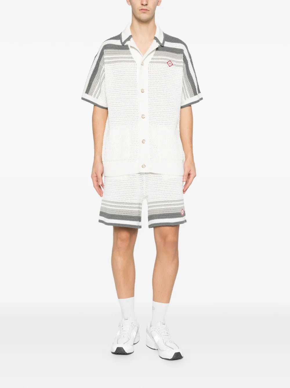 Crochet striped shorts-CASABLANCA-Verso