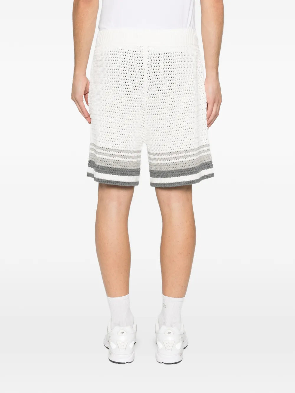Crochet striped shorts-CASABLANCA-Verso