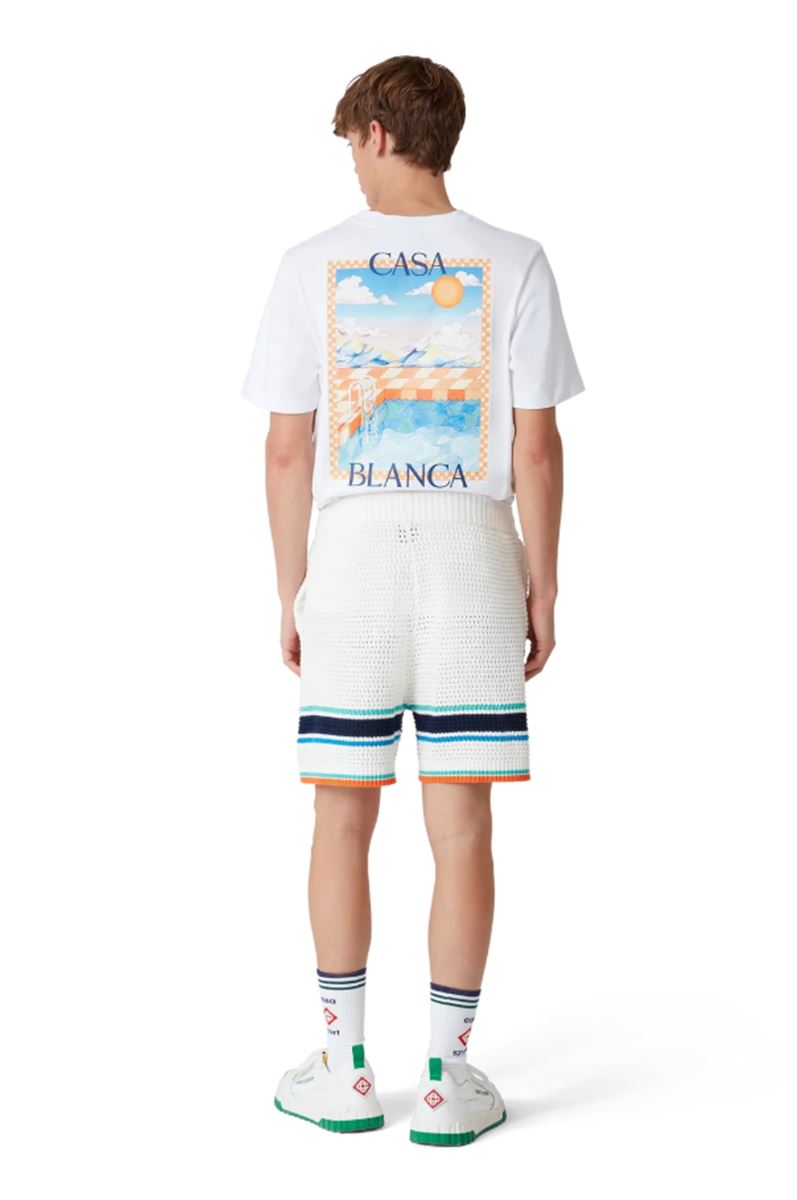 CROCHET TENNIS SHORTS - CASABLANCA - Verso