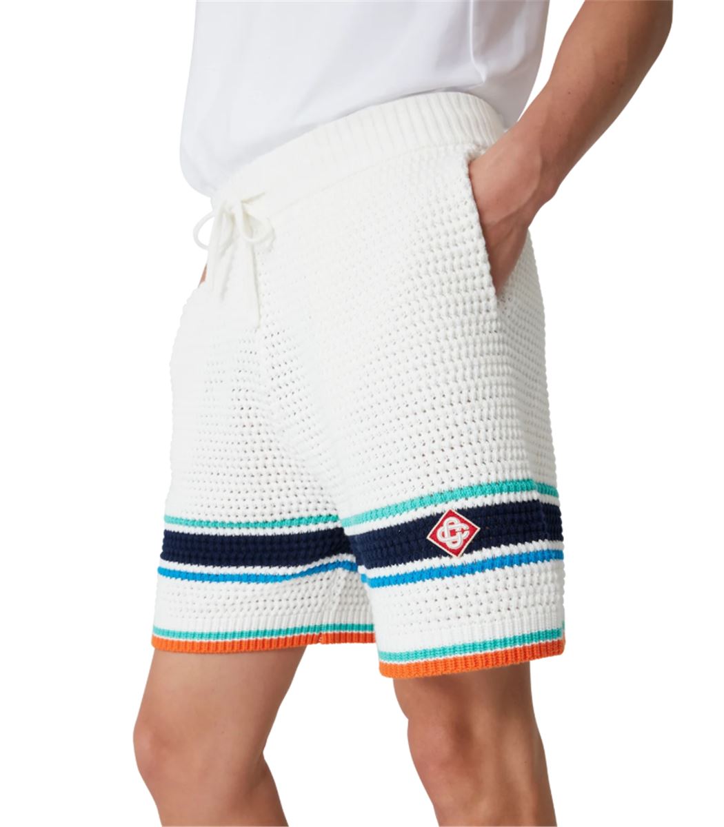 CROCHET TENNIS SHORTS - CASABLANCA - Verso