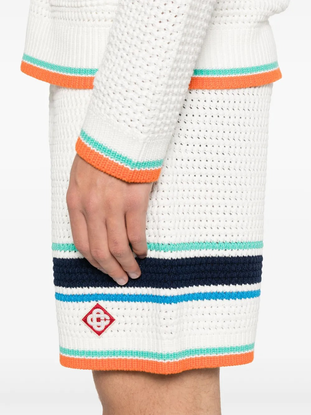 Crochet tennis shorts-CASABLANCA-Verso