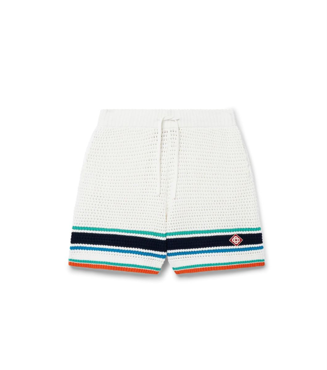 CROCHET TENNIS SHORTS - CASABLANCA - Verso