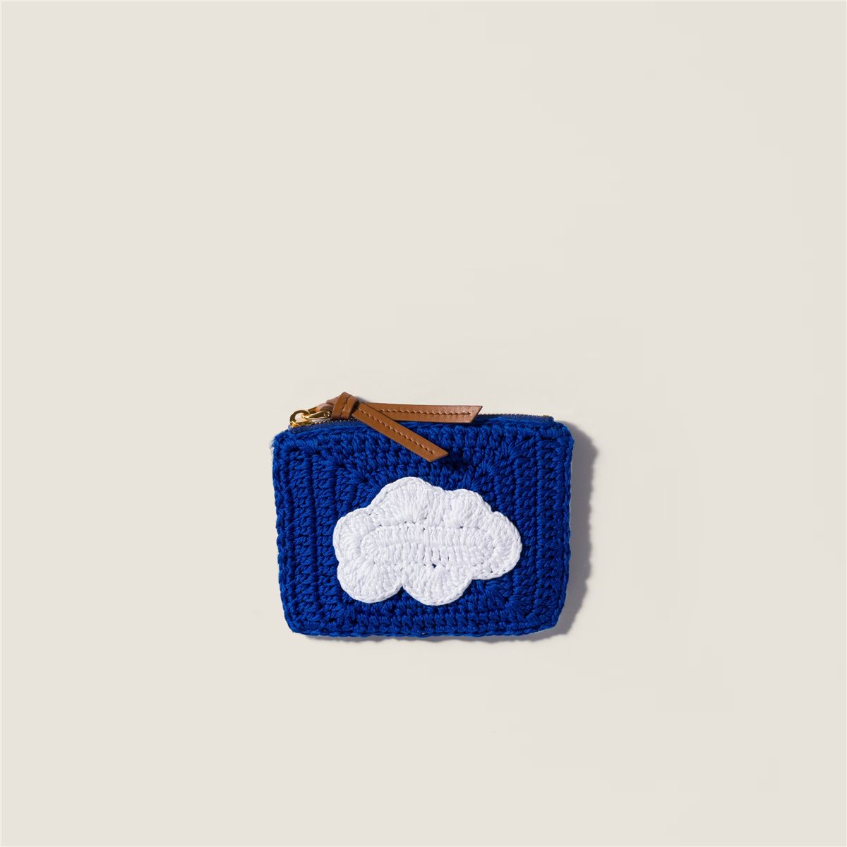 Crochet zipper pouch-MIU MIU-Verso