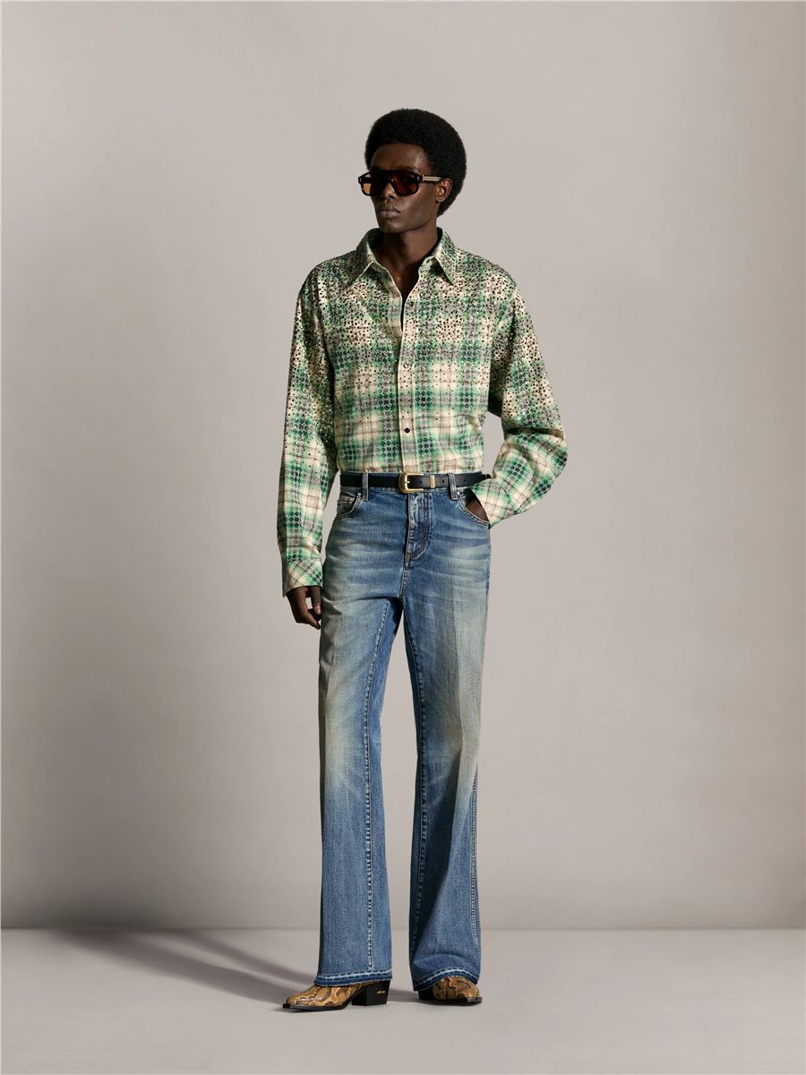 Crystal oversized western flannel-AMIRI-Verso
