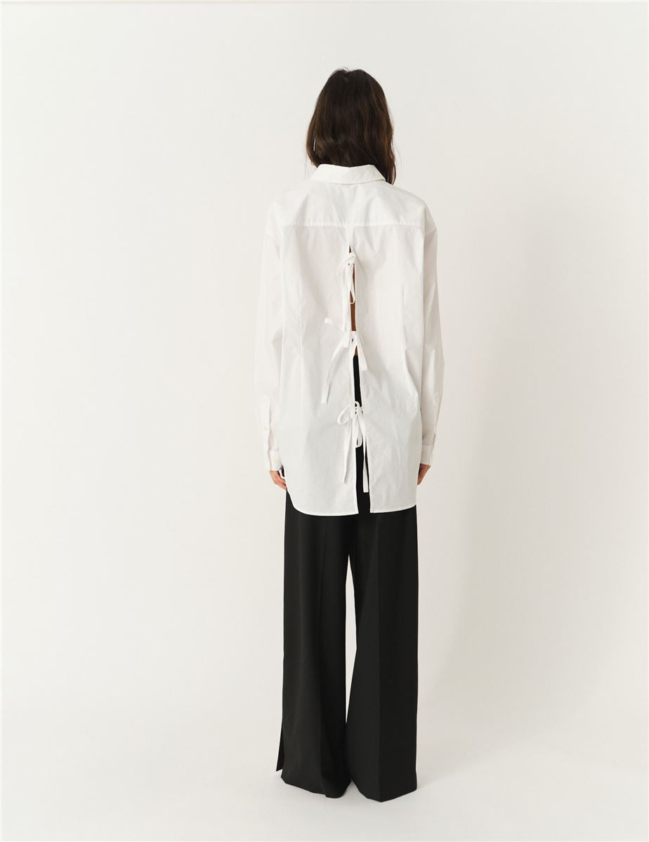CYPRUS BUTTON SHIRT WHITE-THE GARMENT-Verso