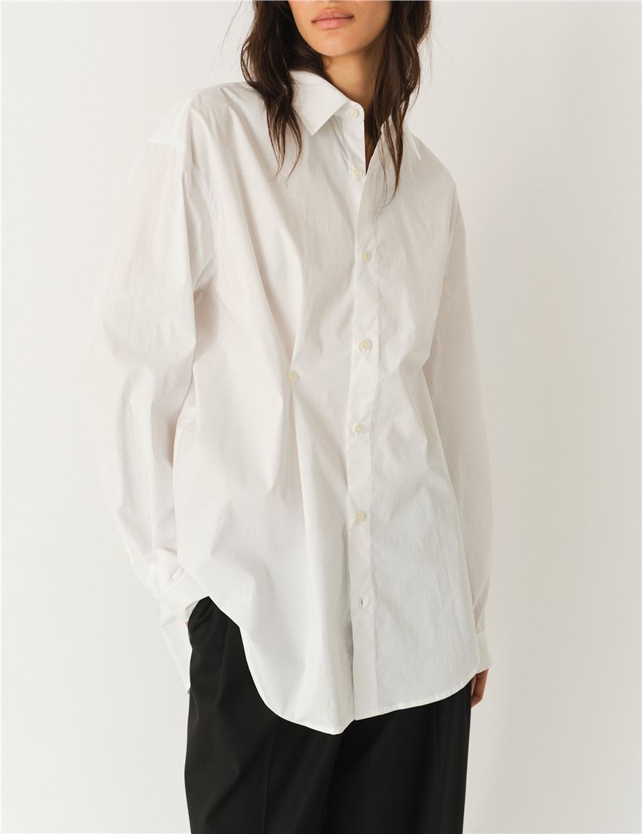 CYPRUS BUTTON SHIRT WHITE-THE GARMENT-Verso