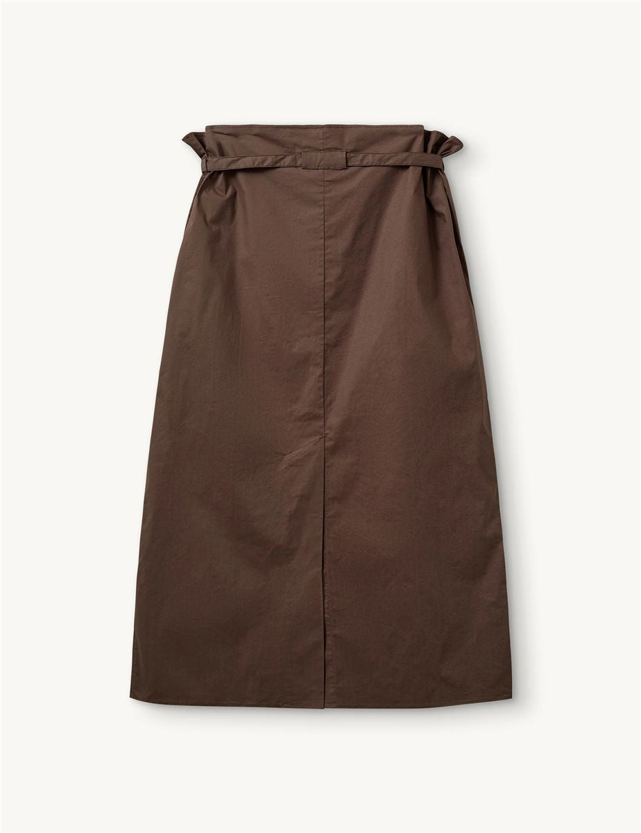 Cyprus maxi skirt chocolate-THE GARMENT-Verso