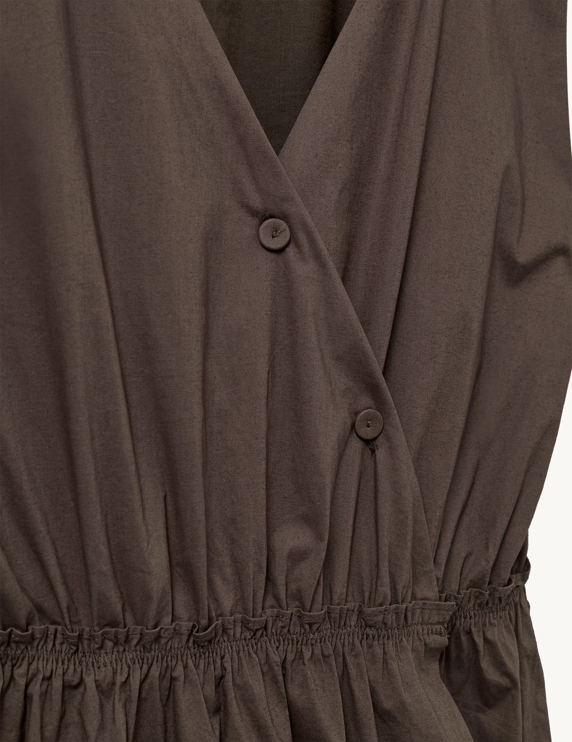 Cyprus Sleeveless Gathered Dress-THE GARMENT-Verso