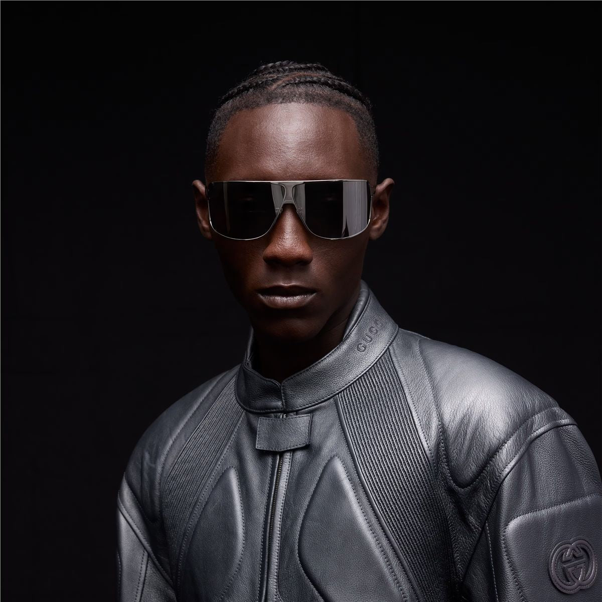 Mask frame sunglasses-GUCCI-Verso