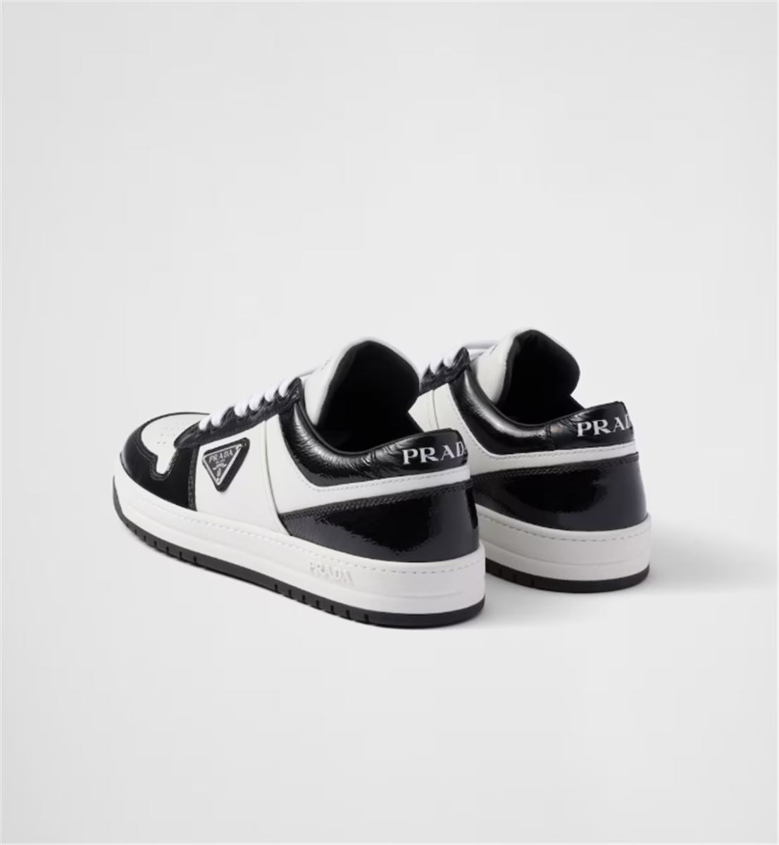 DOWNTOWN LEATHER SNEAKERS -  PRADA -  Verso
