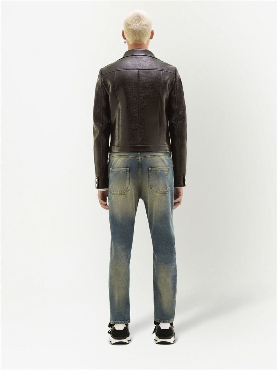 LOGO-PATCH PRESS-STUD JACKET -  COURREGES -  Verso
