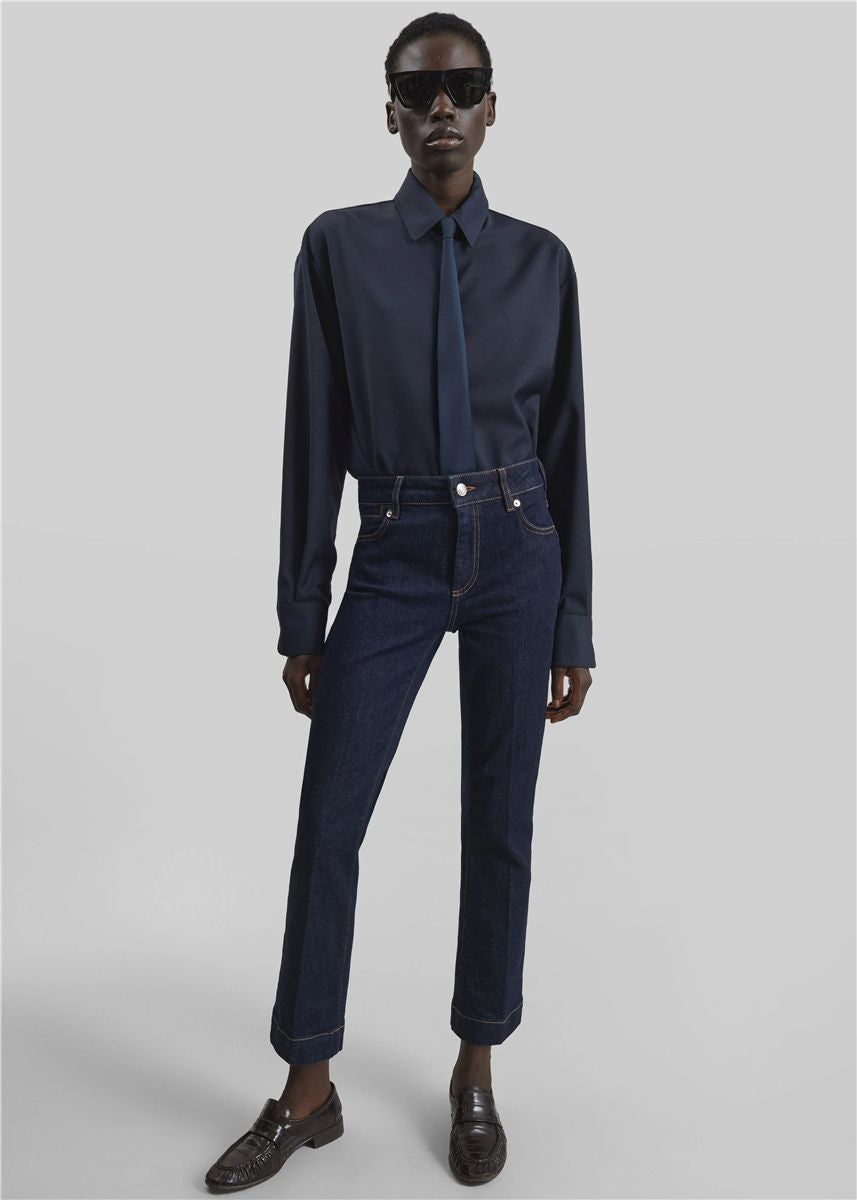 Peri tie neck shirt-THE FRANKIE SHOP-Verso