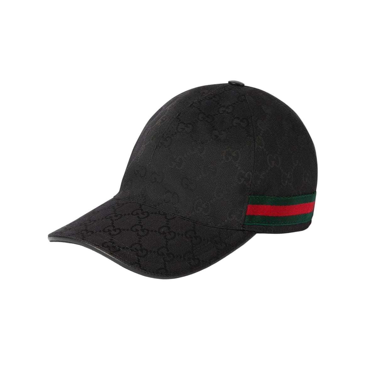 Gg canvas baseball hat with web-GUCCI-Verso
