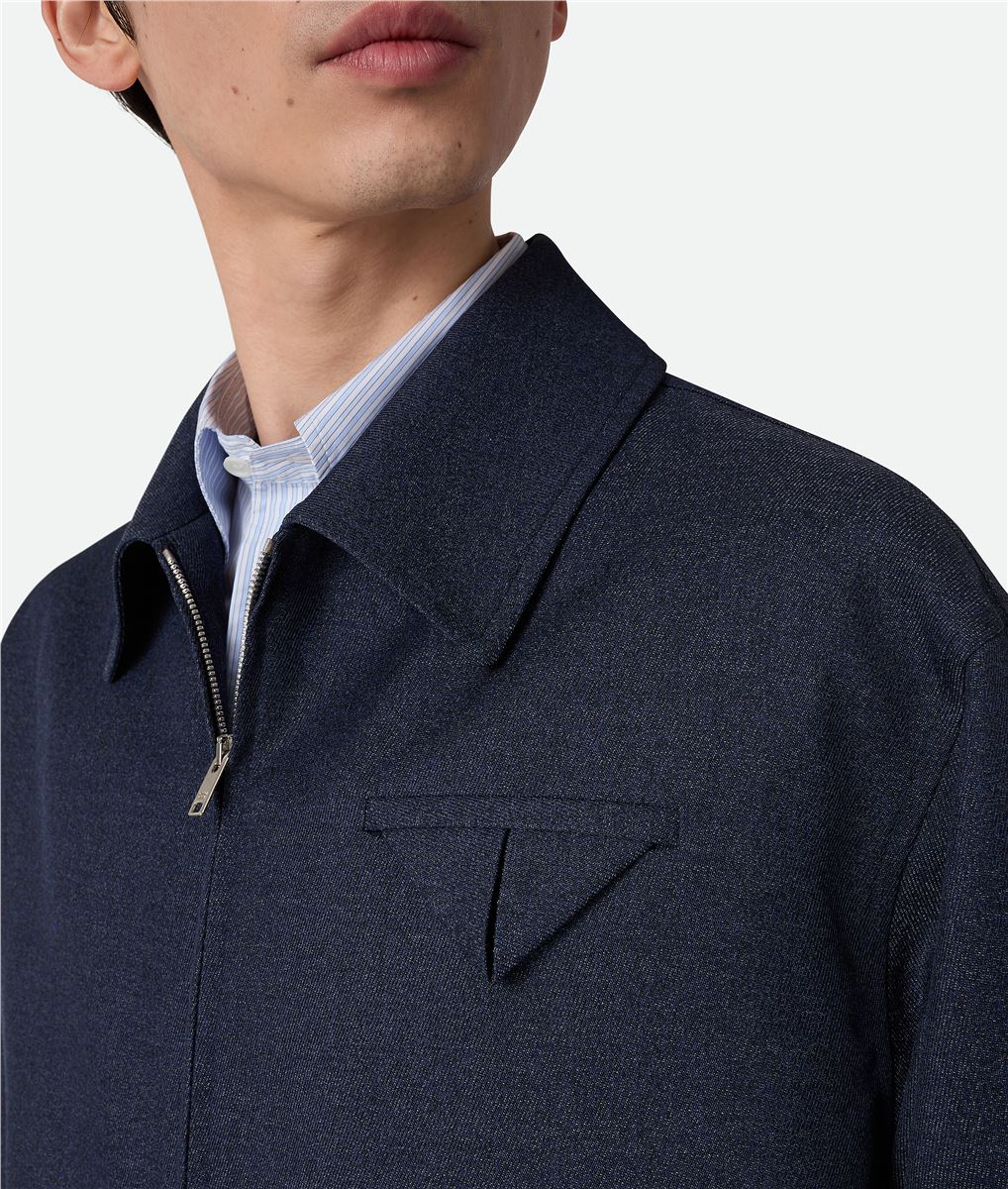 MELANGE WOOL BLOUSON