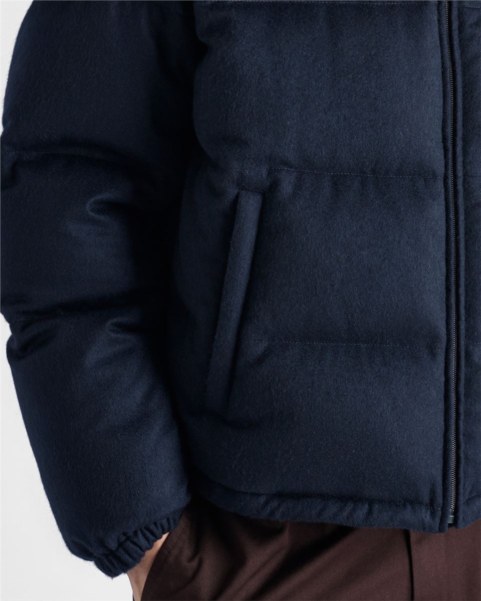 medium-weight cashmere down jacket-PRADA-Verso