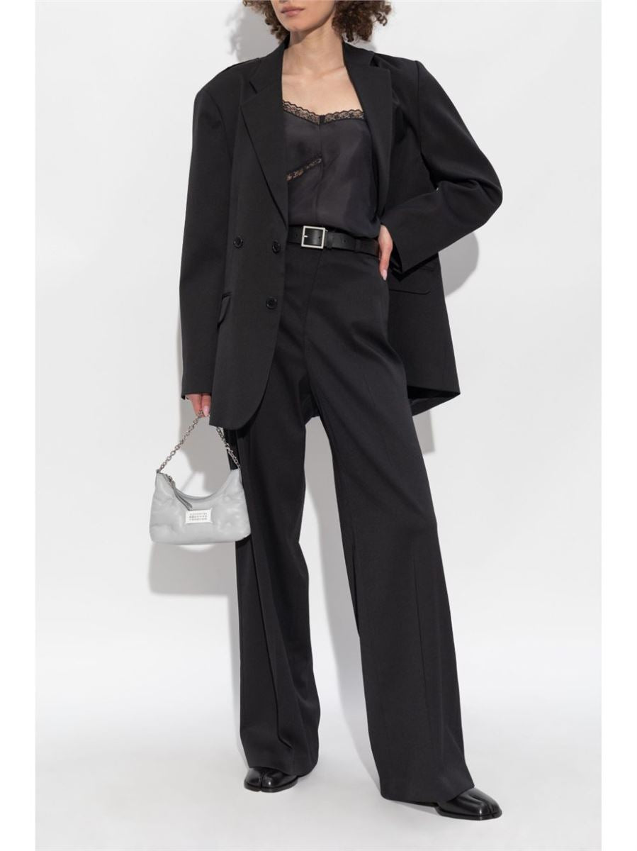 ACE-DETAIL SILK TOP -  MM6 -  Verso