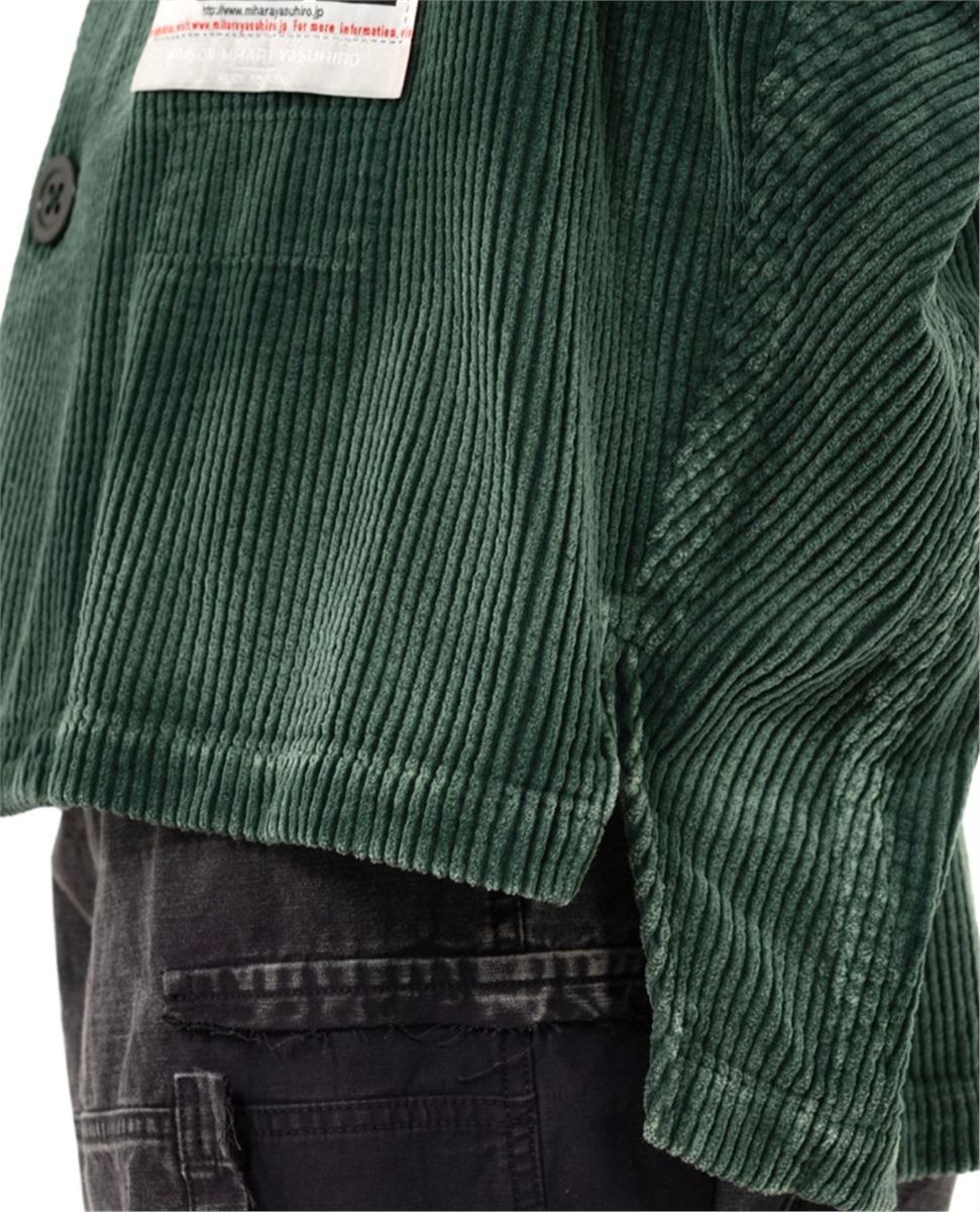 AMATEUR SEWN LIKE CORDUROY SHORT-SLEEVE SHIRT - MAISON MIHARA YASUHIRO - Verso