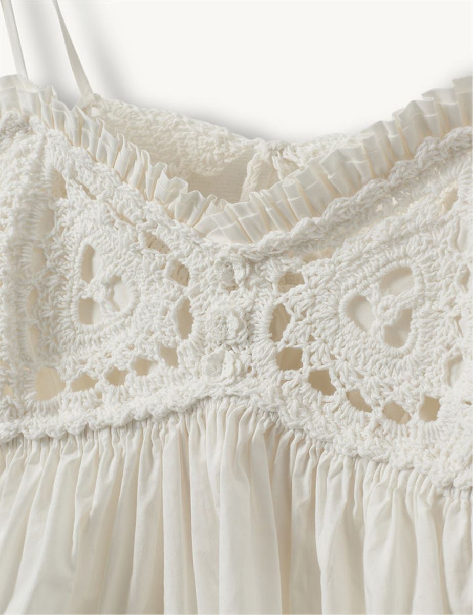 KIRSTEN CROCHET TOP WHITE - THE GARMENT - Verso