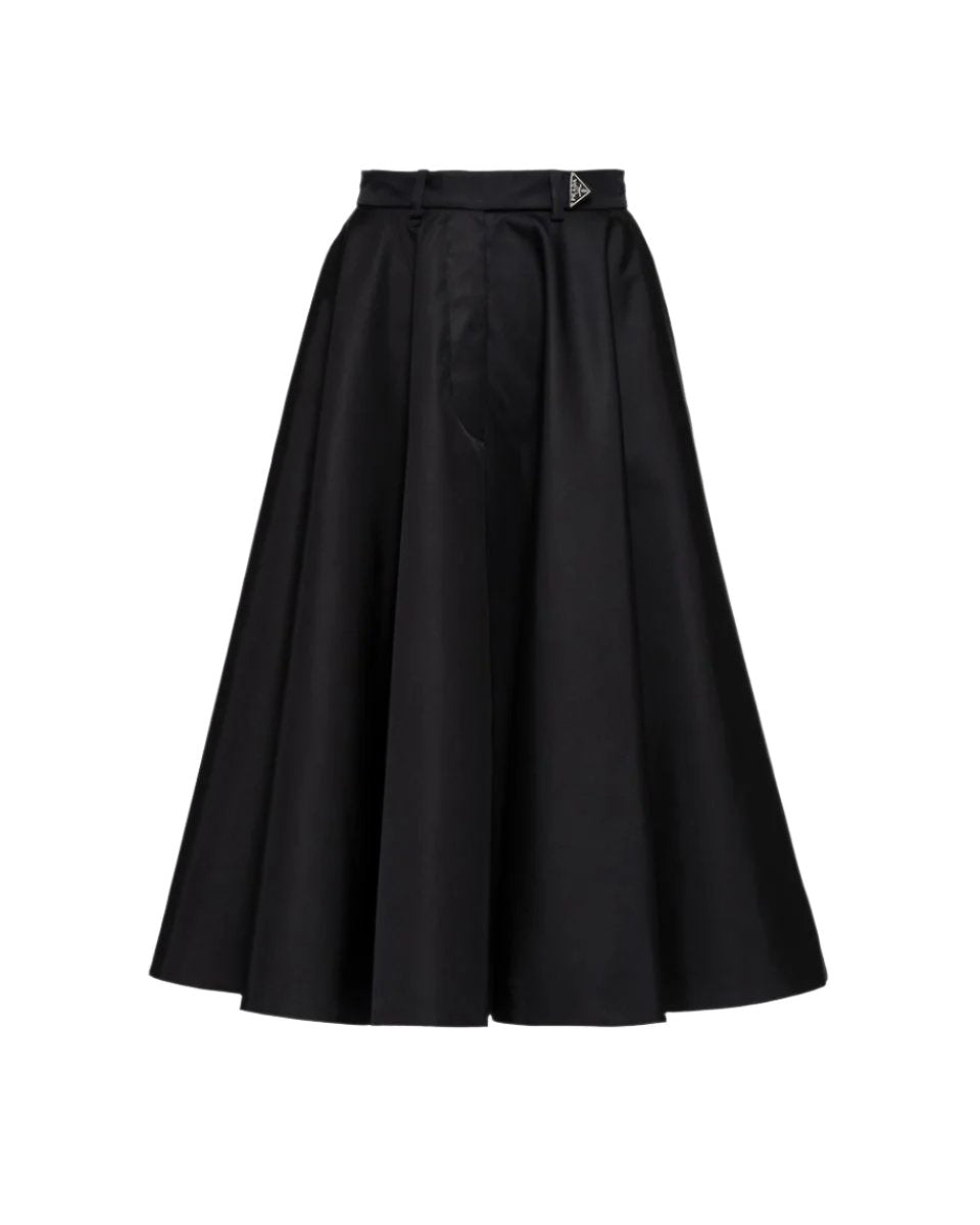RE-NYLON PLEATED SKIRT PRADA